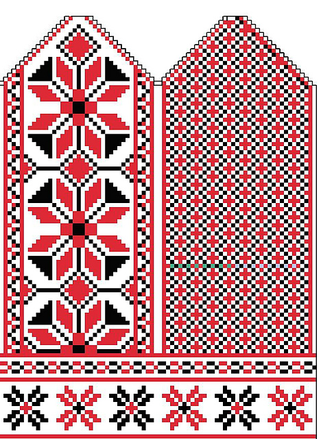 Ukrainian Inspired Mittens